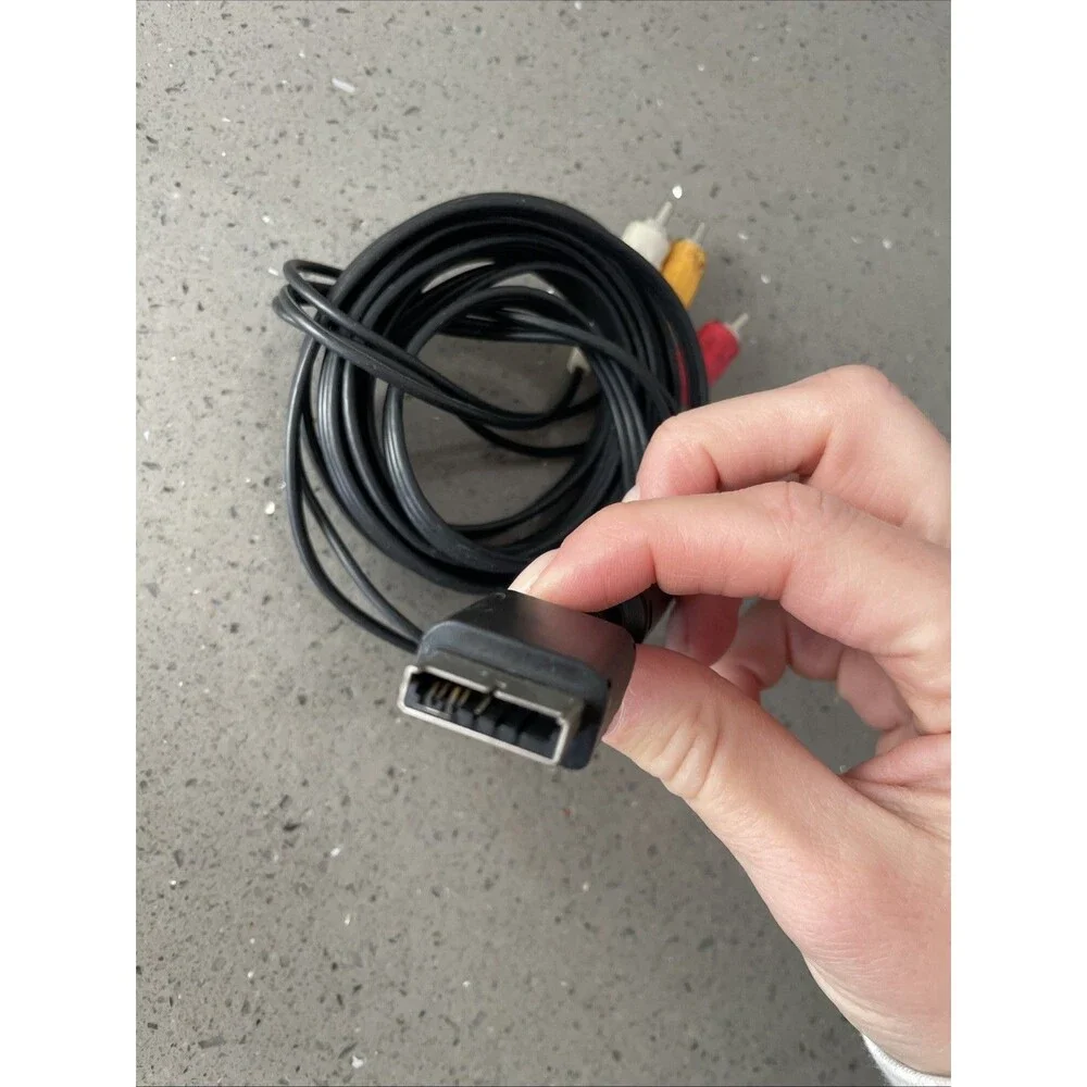 Sony Playstation AV Cable PS1 PS2 Official Audio Video A/V Composite OEM T46